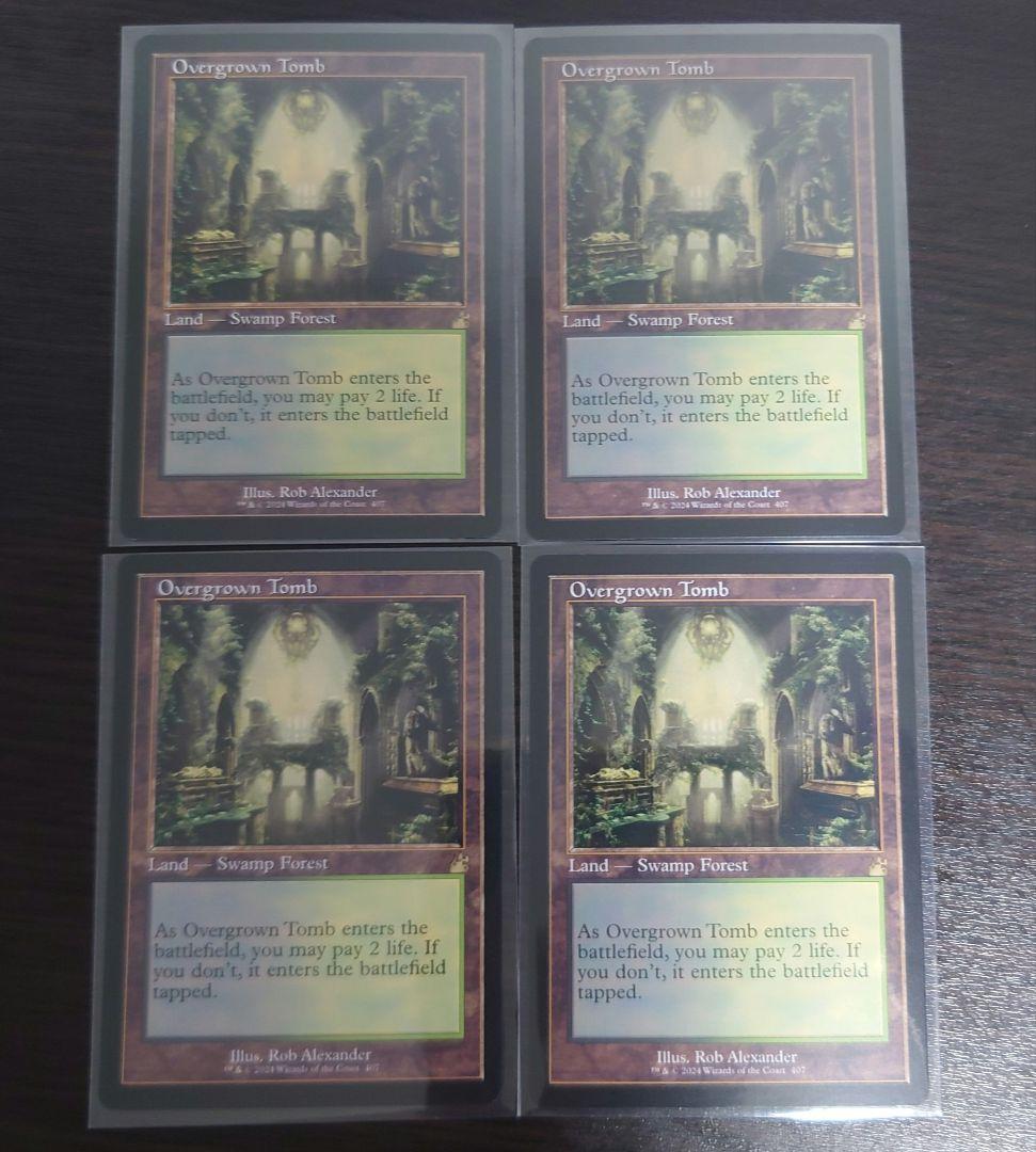 MTG 草むした墓 英語 旧枠 4枚セット