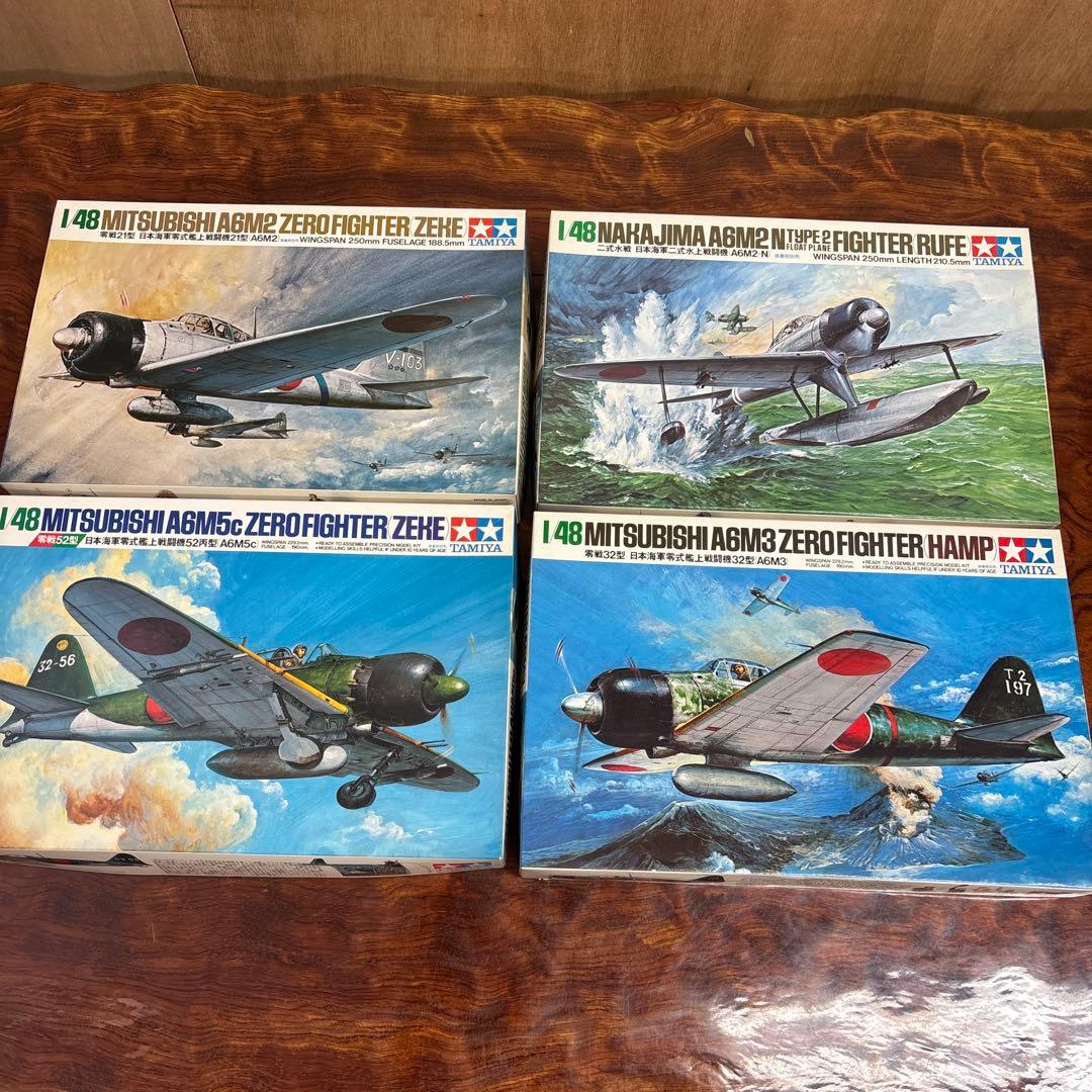 零戦　日本海軍プラモデル4点セット　0127o130