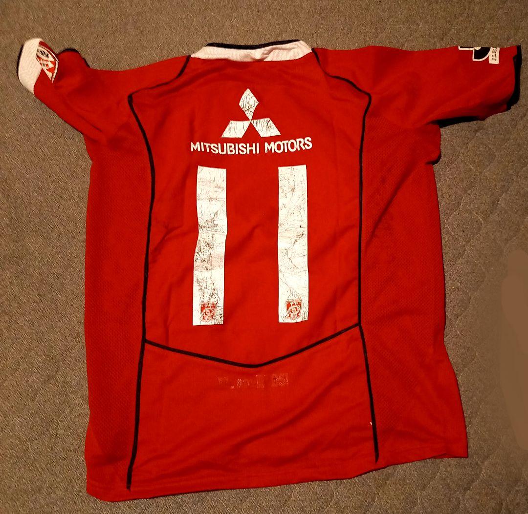 2005 NIKE　浦和レッズ　ユニフォーム　11 田中達也　ベタつきあり