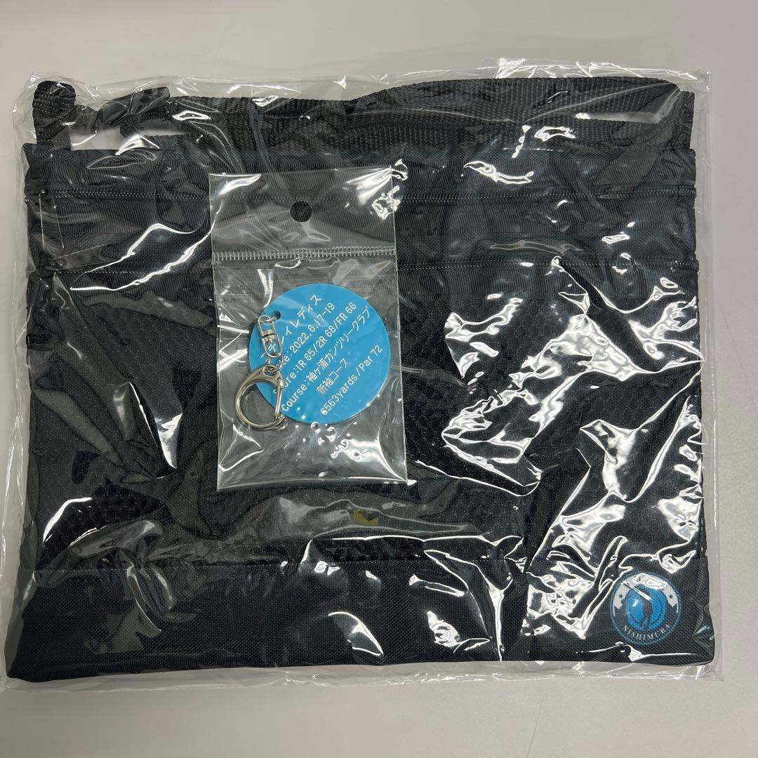 【直筆サイン】西村優菜プロ／ニチレイレディス優勝記念 サコッシュ＆キーホルダー