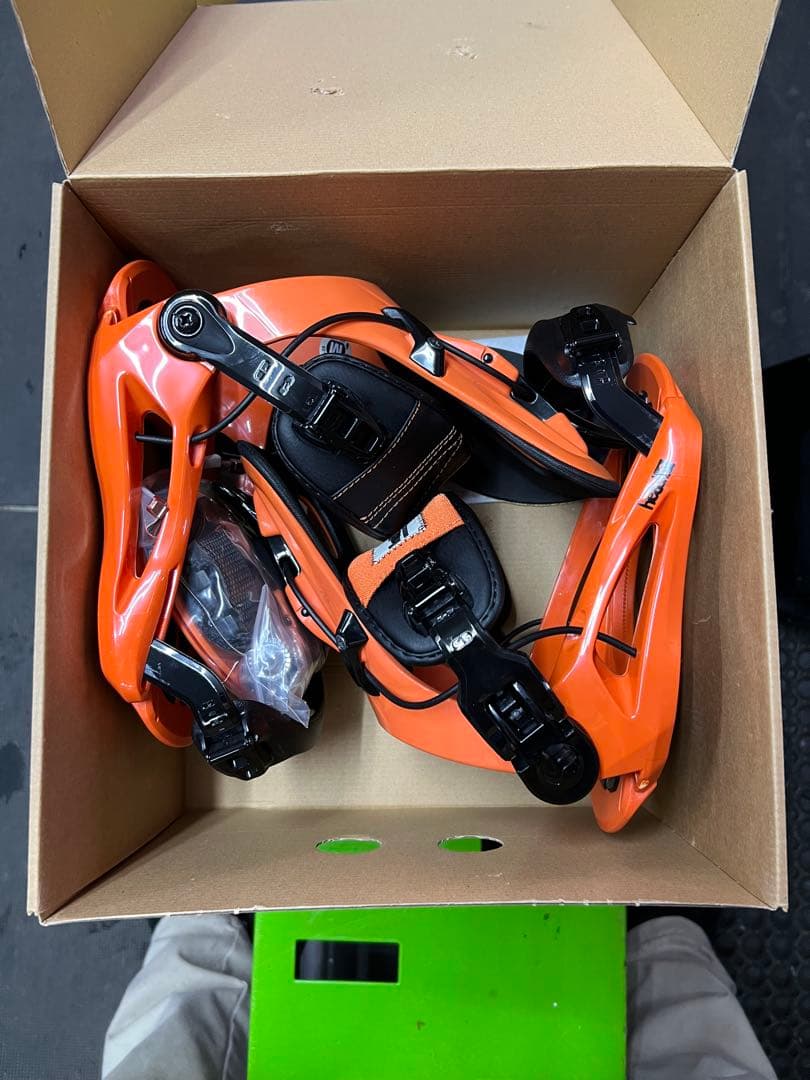 head スノーボード ビンディング オレンジ Mサイズ