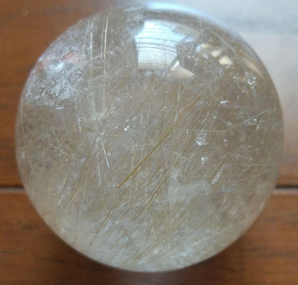 5%寄附①☆ 髪晶 髪の毛の糸模様 水晶 厄除け縁起物