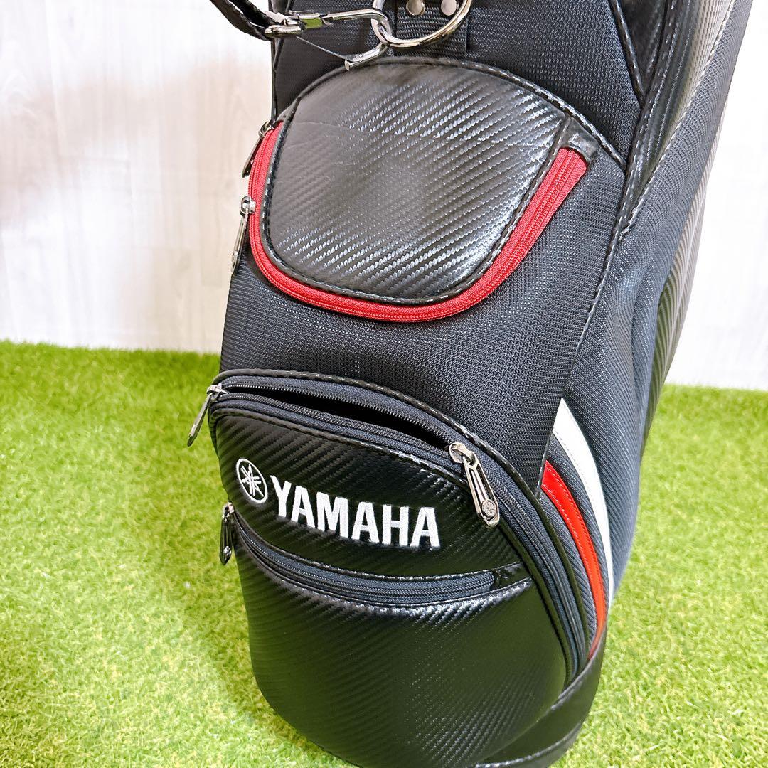 YAMAHA ヤマハ キャディバッグ ゴルフバック 合成皮革 PUレザー 9型