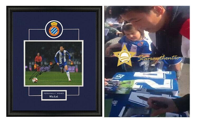 RCDエスパニョール 直筆サイン入り写真 武磊/フレーム別/SA 鑑定済