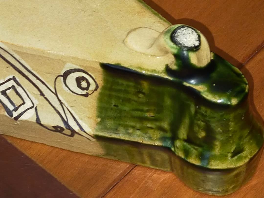 ♥織部　大きな　向付　鉢　菓子鉢　骨董　古玩