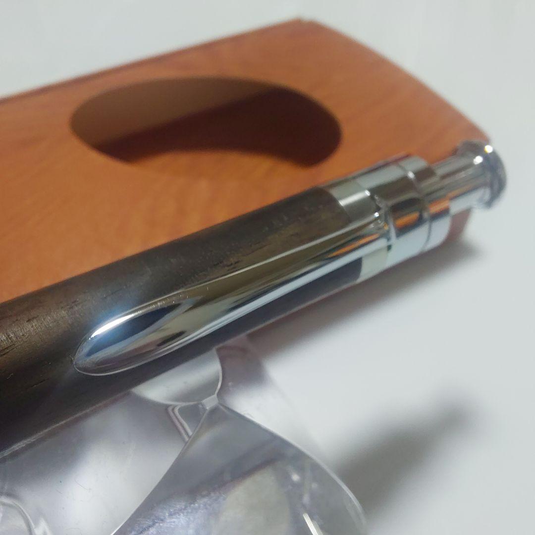 上杢！ 工房楔 黒柿孔雀杢 ルーチェペン ボールペン