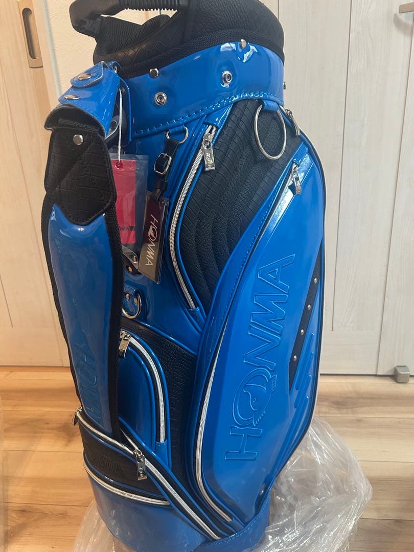 ホンマ ゴルフバッグ 9インチ 青