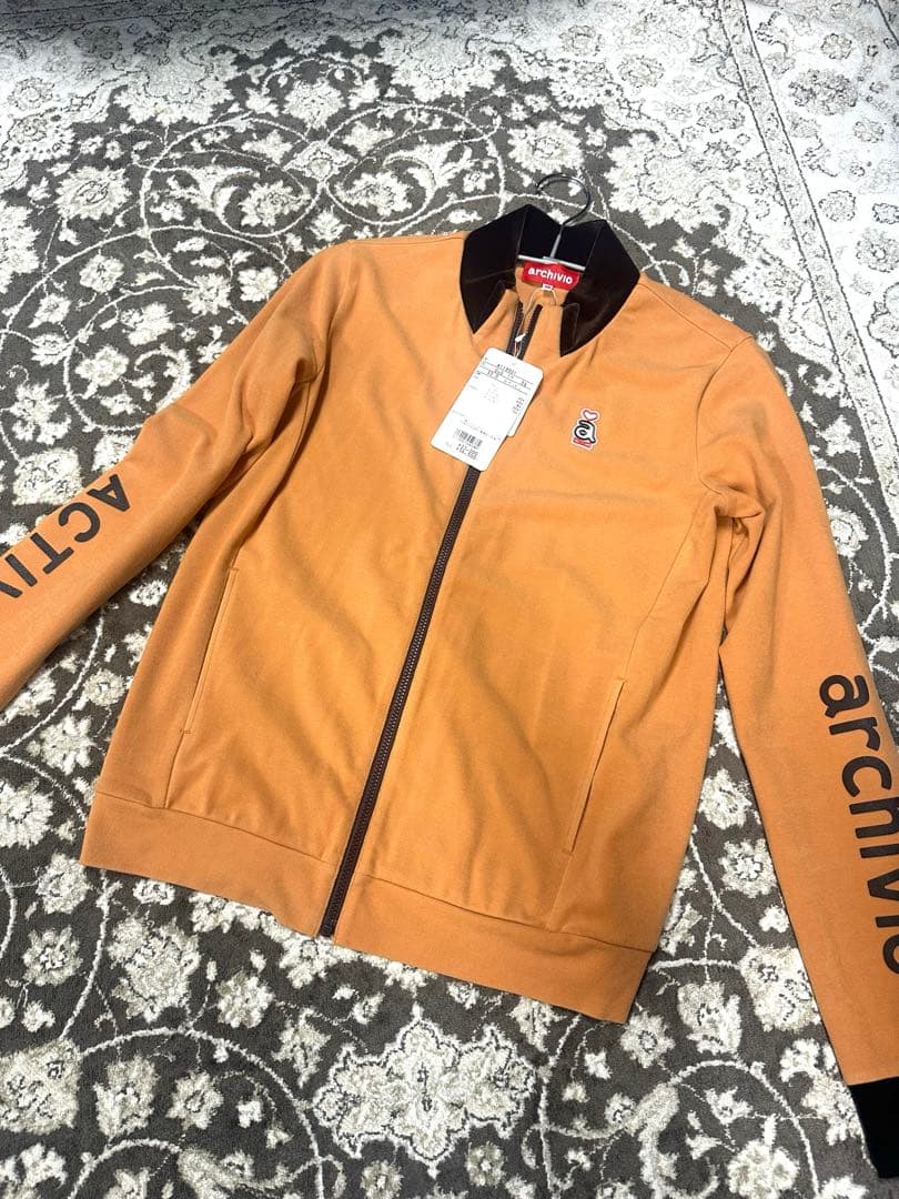 値下げ★アルチビオ のセットアップ　キャメルトップ＆前後異柄スカート⭐︎36