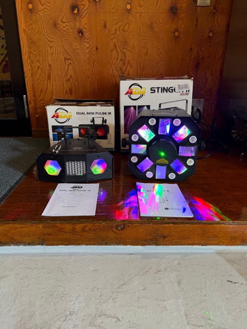 ADJ DUAL GEM PULSE IR & STINGER II セット