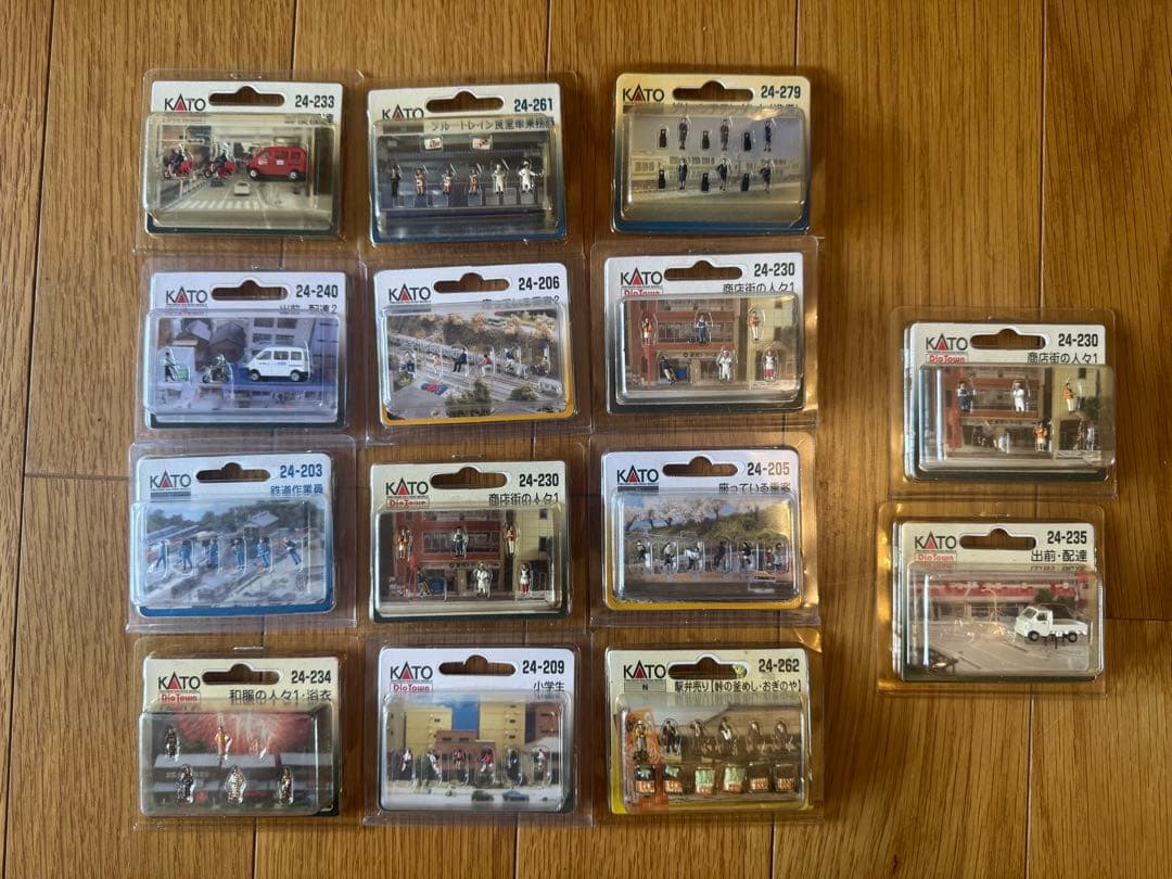 ク*ド様 KATO Nゲージ人形　まとめて　鉄道模型　ジオラマ　ジオコレ　フィギ