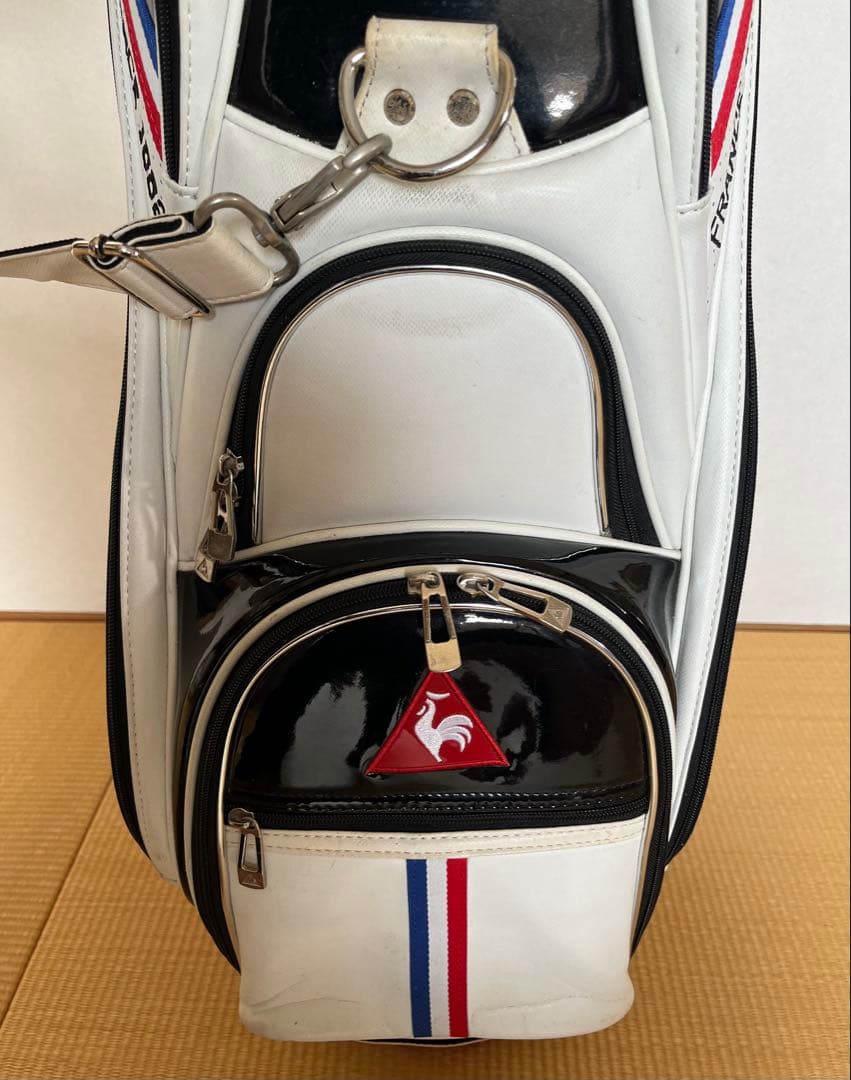 ルコック スポルティフ キャディバッグ ゴルフバッグ トリコロール