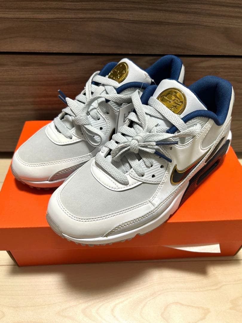 【新品未使用】23cm ナイキ エアマックス 90 ゴルフ NRG