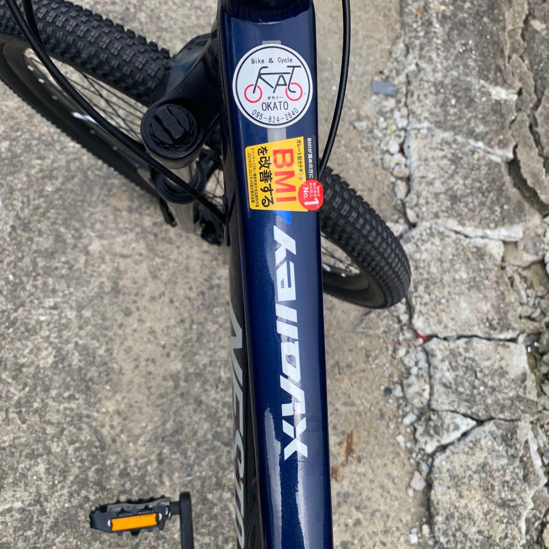 岸170 NESTO 軽量クロスバイク　紺