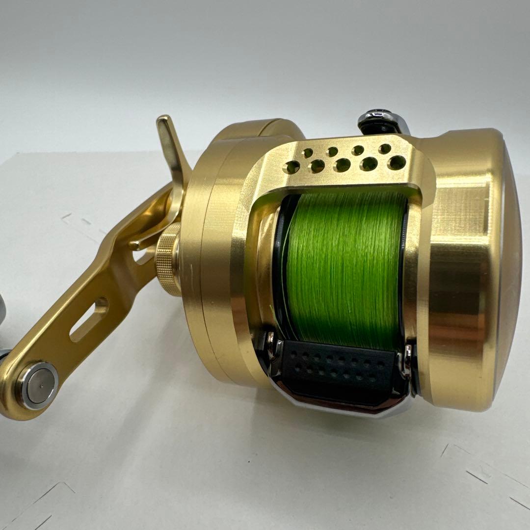 【美品・即使用可】15オシアコンクエスト301HG PE600m ハンドル交換済