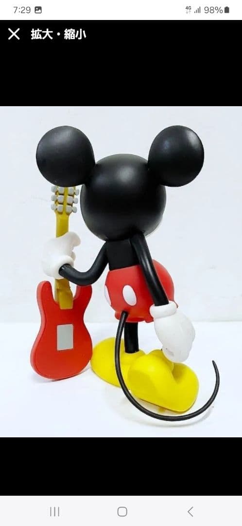 NUMBER(N)INE　ミッキーマウス　ギターフィギュア