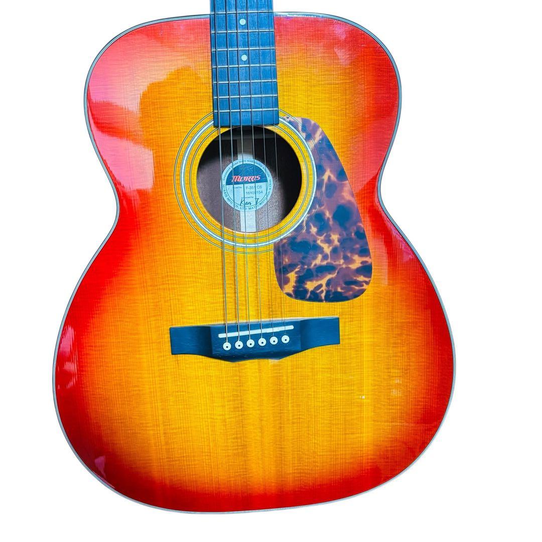 Morris F-351 cs アコースティックギター ケース付き