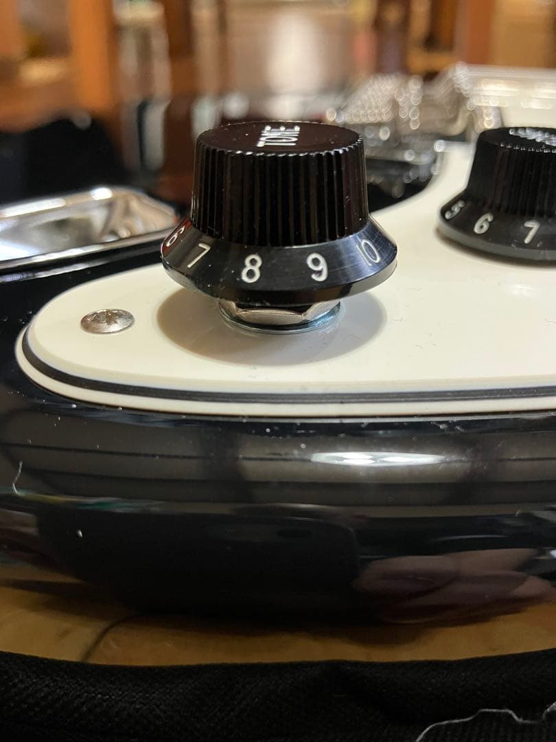 美品 SCHECTER PS-ST-DH-SC /BLK/M スキャロップ 限定