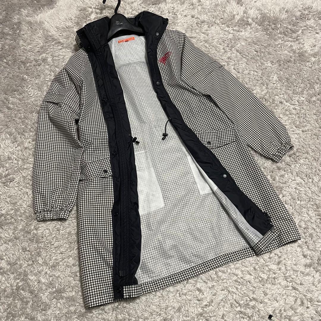 ビームスゴルフ　ギンガムチェックレインコート　サイズM 2WAY