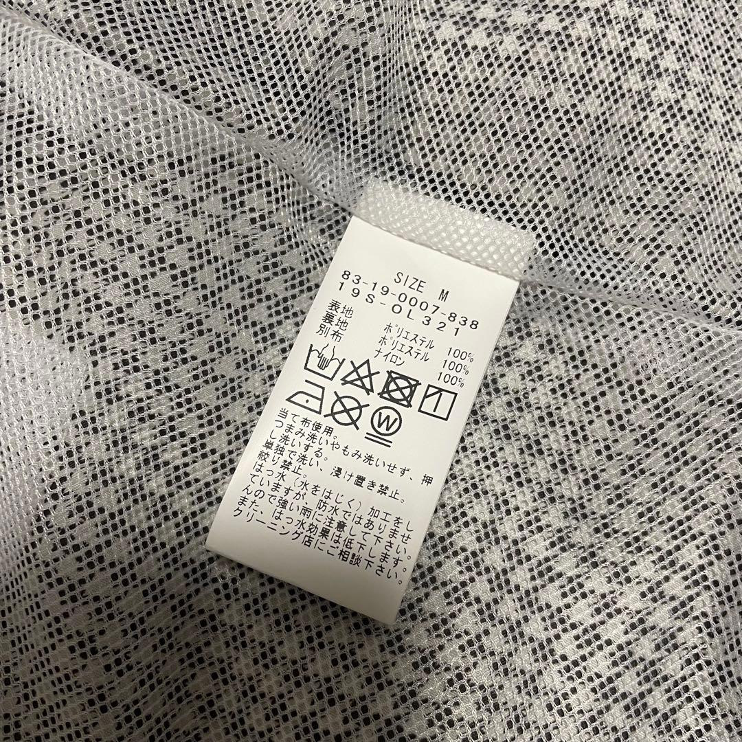 ビームスゴルフ　ギンガムチェックレインコート　サイズM 2WAY