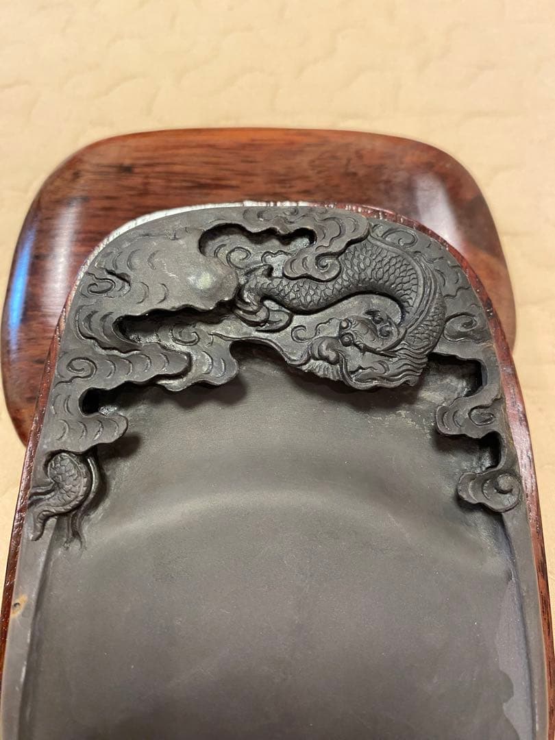 硯㉕最終値下げ 【新品未使用】端渓硯　坑仔厳