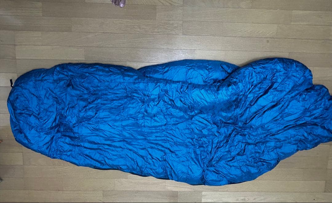 LLBean ダウン寝袋 青 210cm