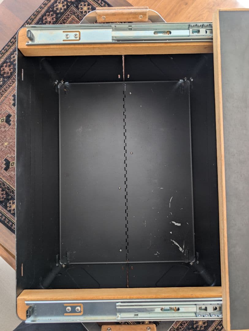 【3点セット】スノーピーク シェルフコンテナ50 バリスティクス脚付き（黒）