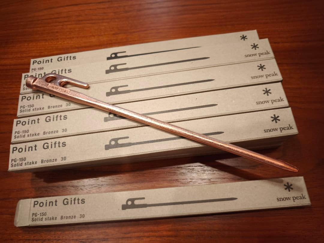  peak ソリッドステーク ブロンズ30 15本セット