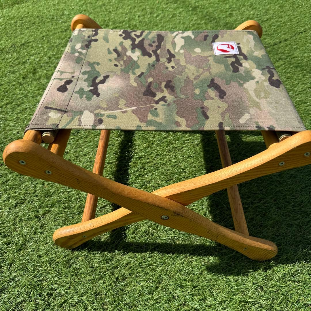 希少　風街道具店 EIスツール アシモクラフツ コラボ マルチカモ