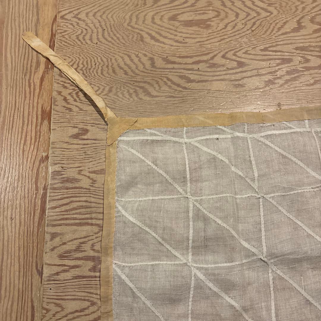 【約69cm】ポジャギ　韓国　アンティーク　骨董　モシ　麻　風呂敷　チョガッポ