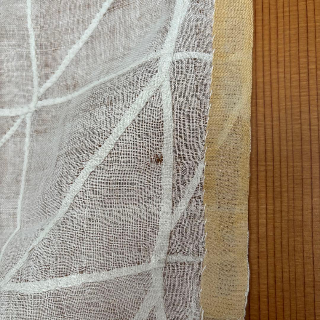 【約69cm】ポジャギ　韓国　アンティーク　骨董　モシ　麻　風呂敷　チョガッポ