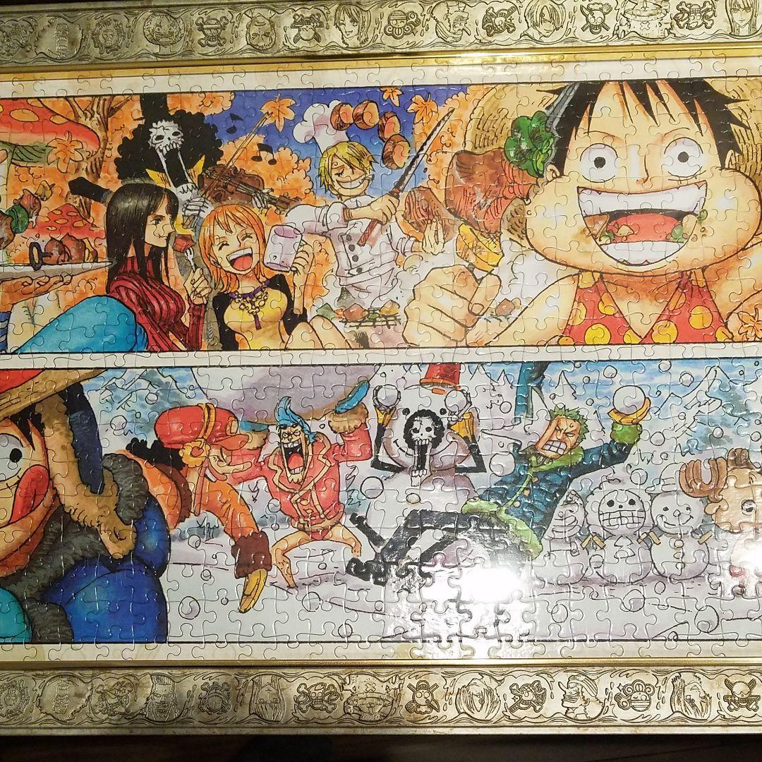 ワンピースロングパズルと額縁