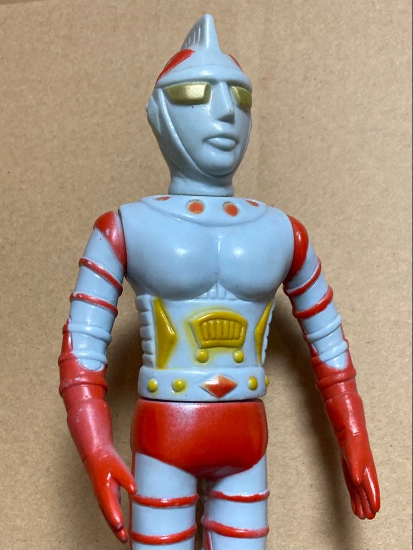 万創　ジャンボーグエース　当時物　美品　昭和レトロソフビ