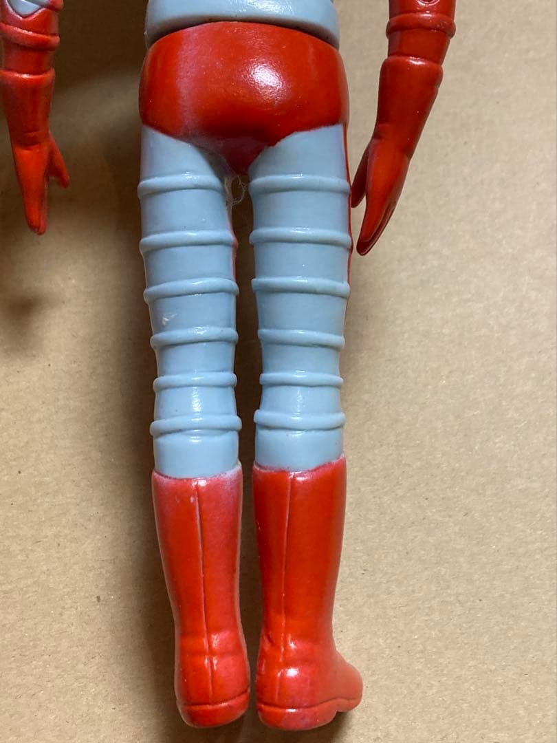 万創　ジャンボーグエース　当時物　美品　昭和レトロソフビ