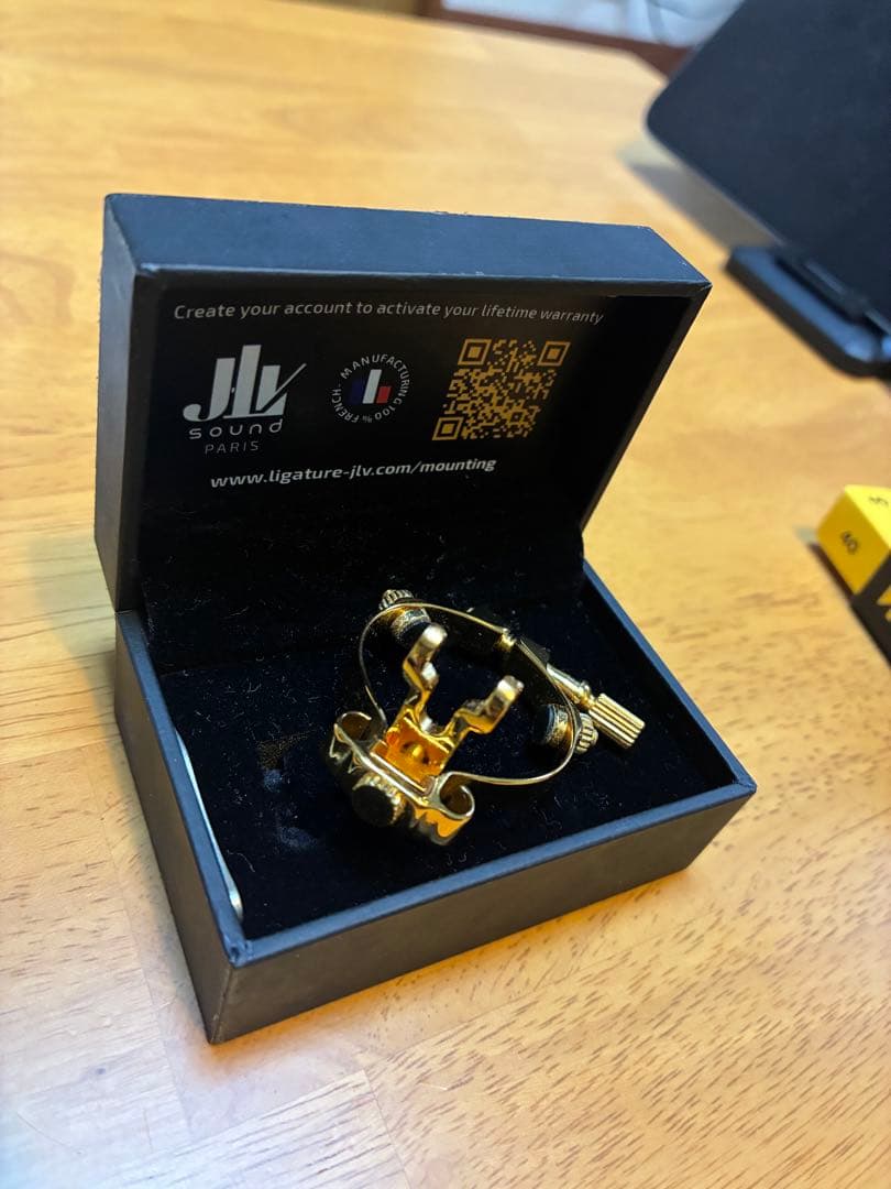 JVL Sound クラリネットリガチャー 24金メッキ