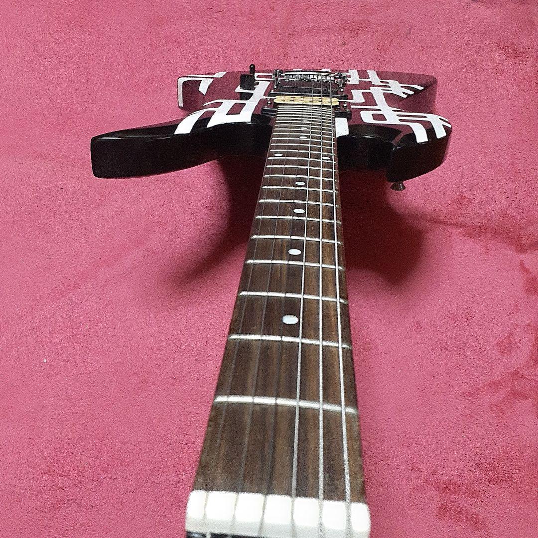 【良品】Gラインペイント・hide/布袋モデル。モッキンバードエレキギター。