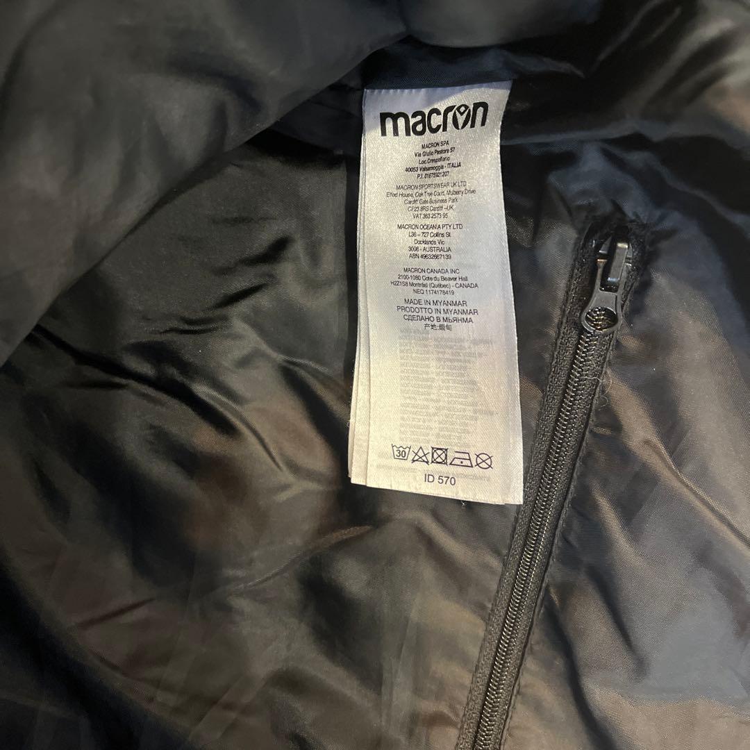 MACRON マクロン ハーフベンチコート フード付き　高品質　1度使用のみ