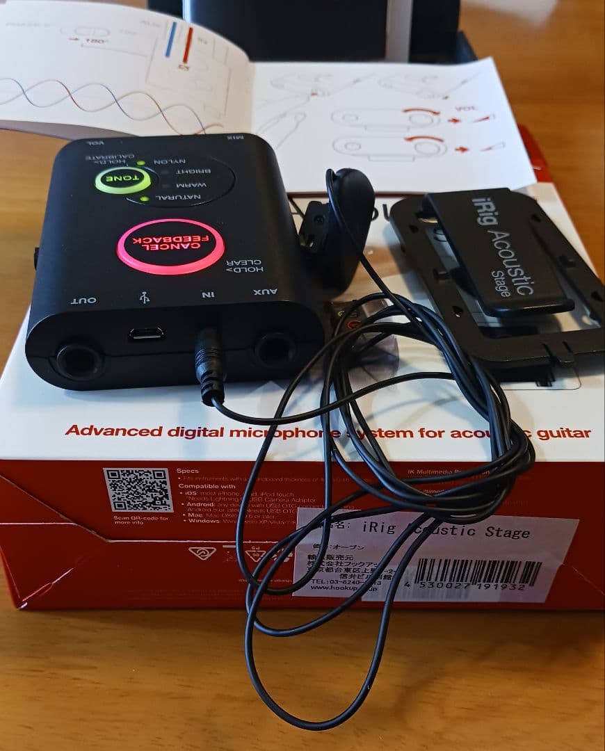 iRig Acoustic Stage アコギ用マイク&プリアンプ
