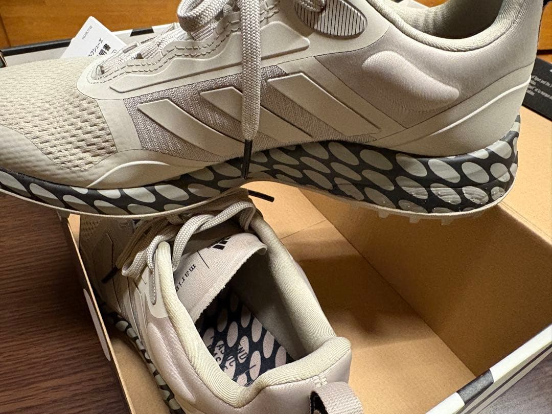 adidas ゴルフシューズ グレー　マリメッココラボ
