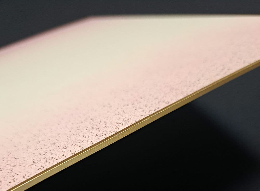 F6サイズ鳥の子色紙【桃色天地ぼかし28枚】色紙無地・書作品・アート・かな書道