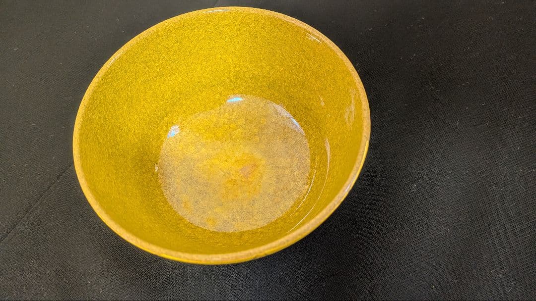 『釉裏金彩』『小野珀子』　茶碗　茶道具　日本工芸会会員　釉薬　千利休黄色金