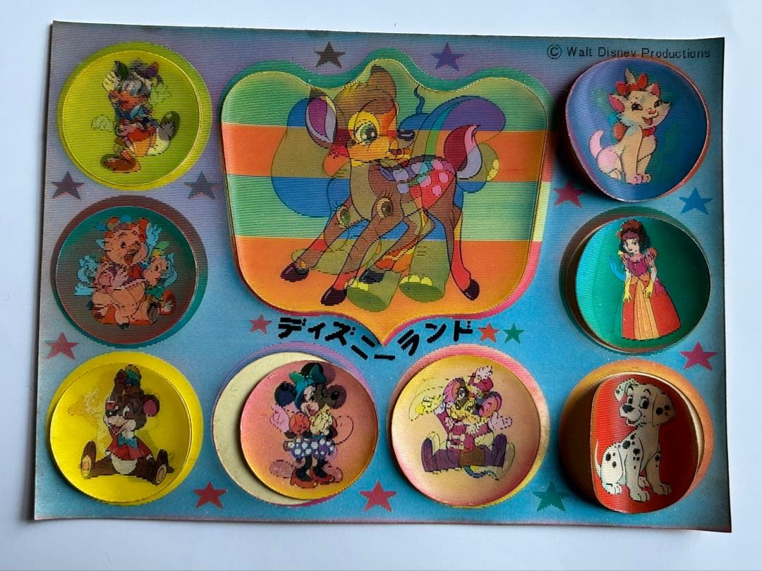 ディズニーシール　ミッキーマウス　レア　レトロ