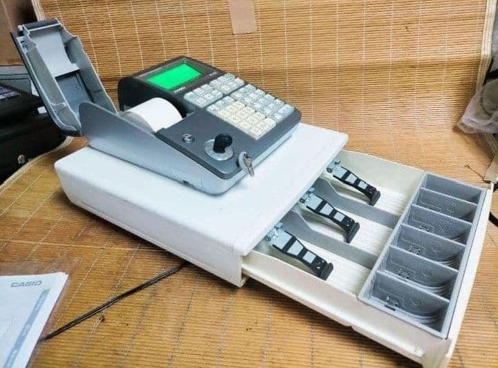 美品カシオレジスター　TE-300　フル設定無料　 送料無料人気　111144