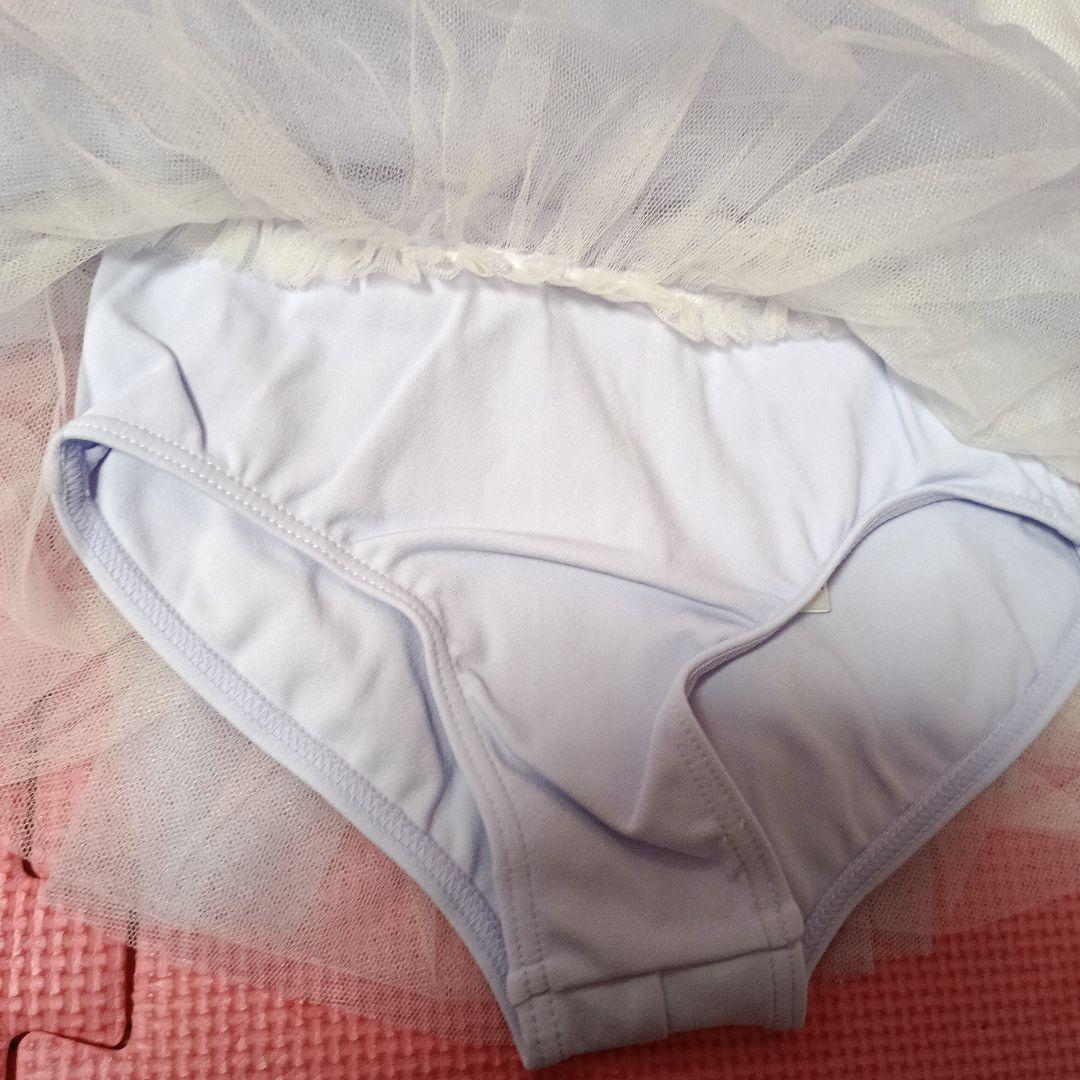 最終価格☆チャコット☆未使用タグ付き☆スカート付レオタード120 淡いパープル①