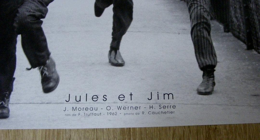 フランソワ トリュフォー Jules and Jim 1995年製ポスター