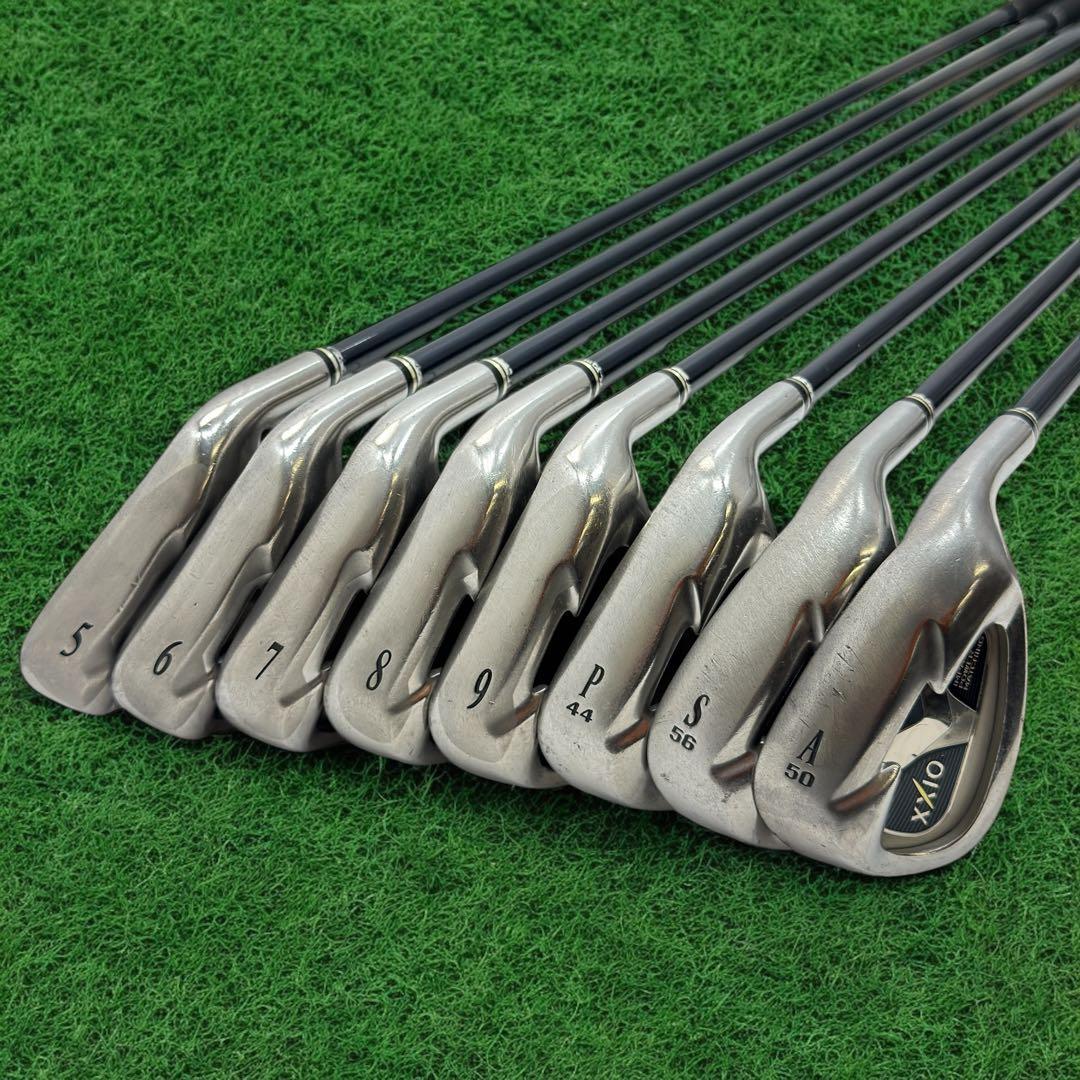 XXIO5ゼクシオ5代目アイアンカーボンシャフト 8本セット