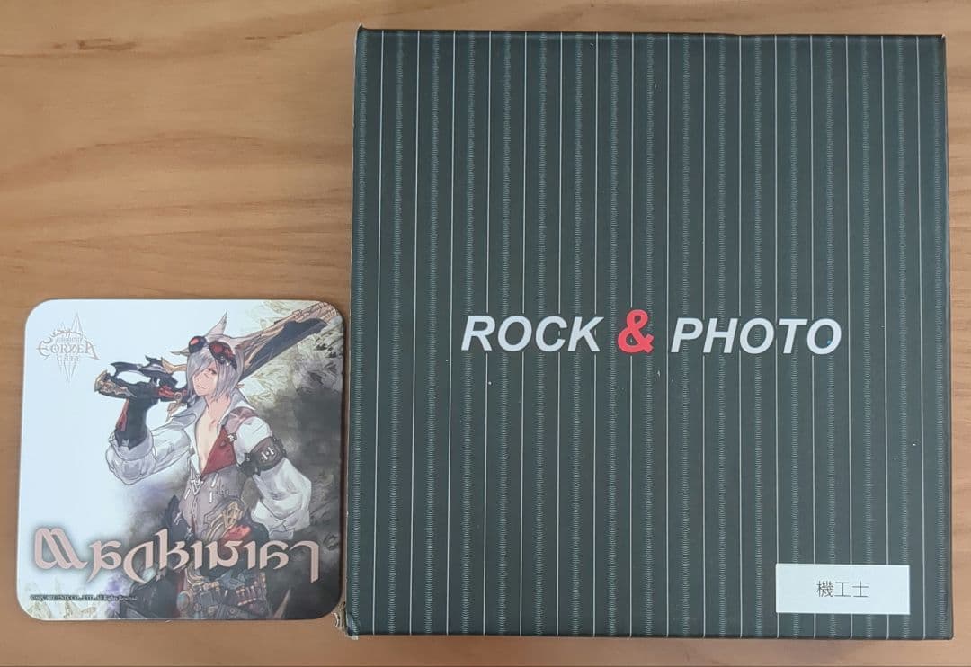 【匿名配送】FF14 ジョブ石板 / 機工士 (未使用) + コースターセット