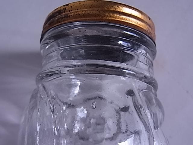 和ガラス　大黒様　あめや瓶　金平糖瓶　ガラス瓶　地球瓶　飴瓶　菓子瓶　昭和レトロ