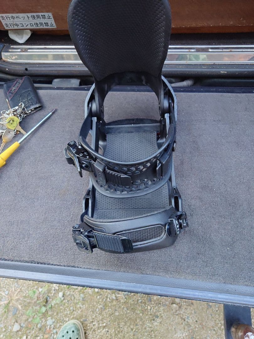 Morishima専用 CLAY スノーボードビンディング ブラック 中古品
