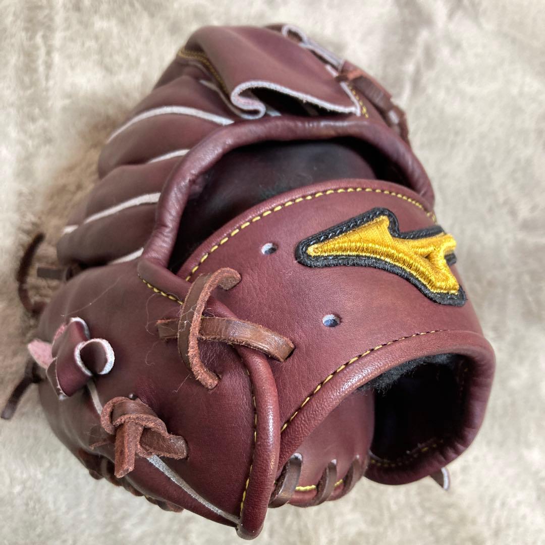 ミズノプロ硬式用投手用グローブ サイズ11 プラムブラウン右投げ用