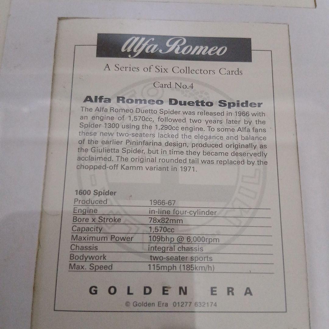 Alfa Romeo イラスト　額縁